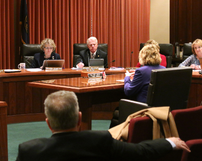 An image of a hearing conducted by the 101st Legislature's Natural Resources Committee