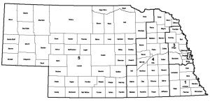 Nebraska PSC color map
