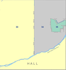 Hall county color map