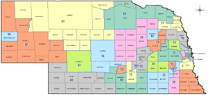 Nebraska Statewide Color Map