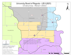 Omaha Regents color map